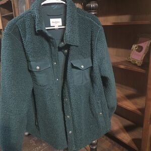 Goodfellow & Co Men's Forest Green Fleece Jacket